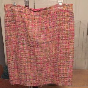 Multi color woven skirt
